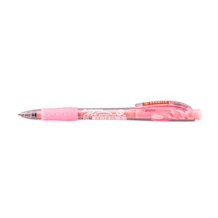 Golyóstoll 0,38mm, Stabilo Marathon 318/56, írásszín pink