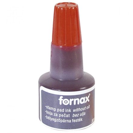 Bélyegzőpárna festék FORNAX 30 ml piros