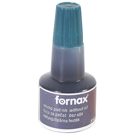 Bélyegzőfesték 30 ml, Fornax zöld