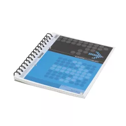   Spirálfüzet A5, 70lap kockás perforált lyukasztott Fornax 10313