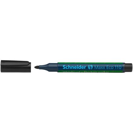Tábla- és flipchart marker utántölthető 1-3 mm kúpos FEKETE Maxx Eco 110 SCHNEIDER