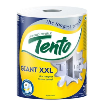 Tekercses papírtörlő 2 rétegű fehér, 75 m/tek Tento Giant XXL