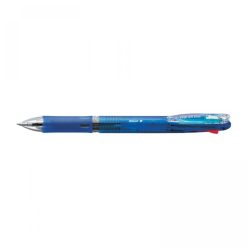 Golyóstoll kék test, Zebra Clip on Slim 4C, 4 színű