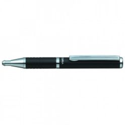 Golyóstoll metál fekete test, Zebra SLF1, írásszín kék