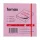 Jegyzettömb öntapadó, 75x75mm, 80lap, Fornax neon rózsaszín