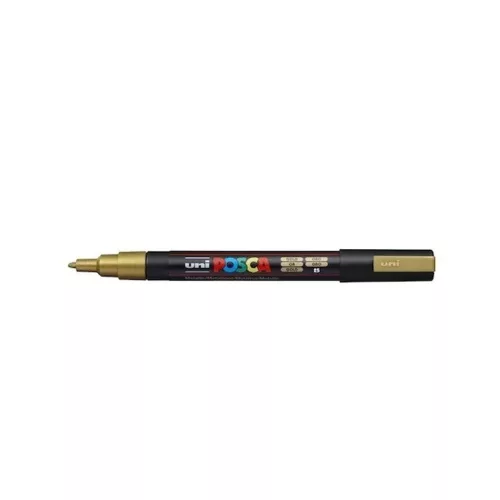Dekormarker 0,9-1,3mm, PC-3M Uni Posca arany