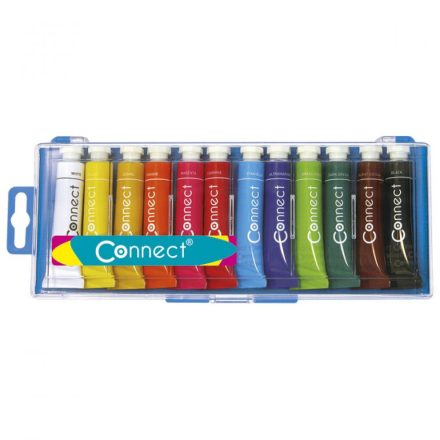 Tempera 12x12ml, készlet, Connect