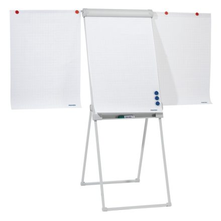 Flipchart tábla 67x95cm, mágneses, 2 db segédkarral, Proline Franken