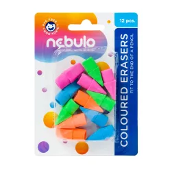 Radír, ceruzavég 12 db-os, Nebulo