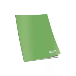 Füzet A4, 40+2lap, vonalas 80g. Connect neon lakk borító