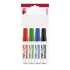 Táblamarker készlet, 3mm, kerek Ico 11, 4 klf.szín