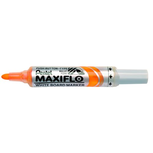 Táblamarker 2,5mm, kerek hegyű, Pentel Maxiflo citromsárga