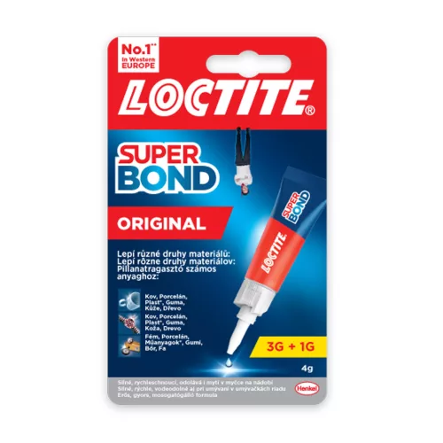 Pillanatragasztó 4g Loctite Super Bond Original