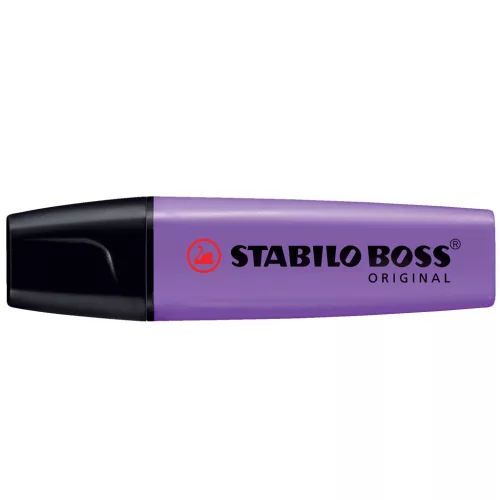 Szövegkiemelő 2-5mm, vágott hegyű, STABILO Boss original lila