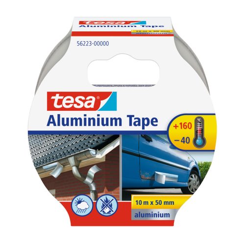 Ragasztószalag, 50mmx10m alumínium Tesa