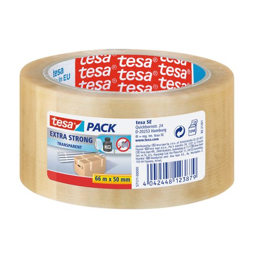 Ragasztószalag 50mmx66m Extra erős, Tesa átlátszó