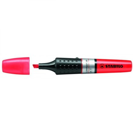 Szövegkiemelő 2-5mm, hengeres test Stabilo Luminator piros