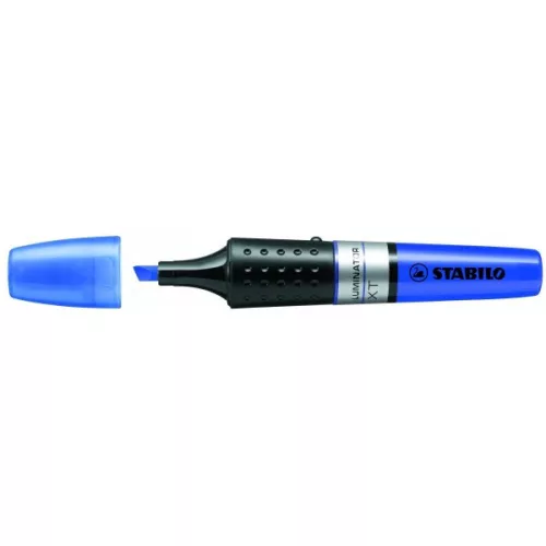 Szövegkiemelő 2-5mm, hengeres test Stabilo Luminator kék