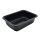Síkperemes PP tálca 187 x 137 x 50 mm fekete