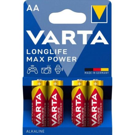 Elem AA ceruza LR06 longlife max power 4db/csomag VARTA