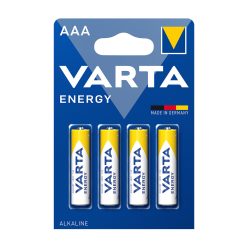 Elem AAA mikro LR03 Energy 4 db/csomag, Varta