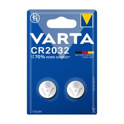 Gombelem CR2032 2 db/csomag, Varta