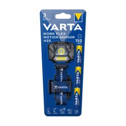 Fejlámpa H20 work flex motion sensor Varta