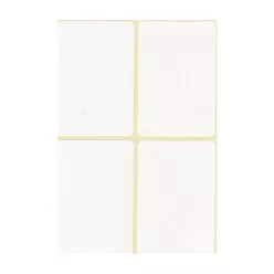Etikett címke, 38x58mm, 15 lap, 4 címke/lap