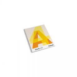   Spirálfüzet A4, 70lap perforált lyukasztott kockás Esselte