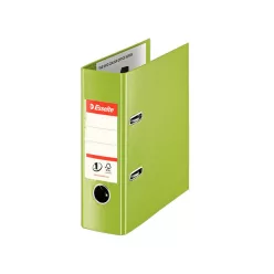   Iratrendező A4, 7,5cm, PP élvédő sínnel, Esselte Standard Vivida világoszöld