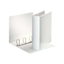   Gyűrűskönyv panorámás A4, 7,5cm, 4 gyűrű, D alakú, PP Esselte fehér