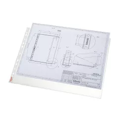   Genotherm lefűzhető, A3, 85 micron, narancsos felület, fekvő, Esselte 10 db/csom