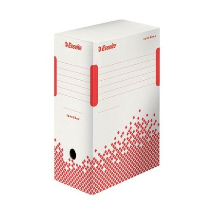 Archiváló doboz A4 150 mm újrahasznosított karton ESSELTE Speedbox fehér