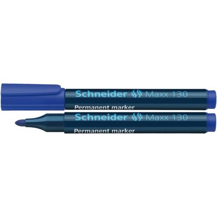 Permanent marker 1-3 mm kerek végű SCHNEIDER Maxx 130 kék