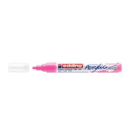 Akril marker 2-3mm, Edding 5100 neon rózsaszín