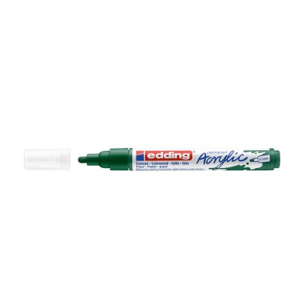 Akril marker 2-3mm, Edding 5100 moha zöld