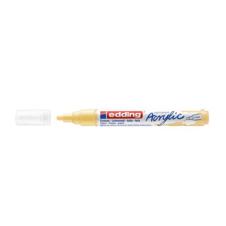 Akril marker 2-3mm, Edding 5100 pasztell sárga