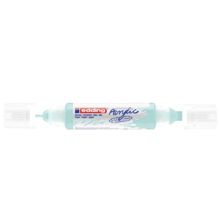 Akril marker 2-3mm, és 5-10mm, 3D kétvégű Edding 5400 pasztellkék
