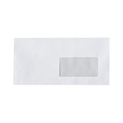   Boríték LC6/5 szilikonos bélésnyomott jobb ablakos 45x90mm 114x229mm J28A20 Bluering® fehér