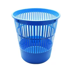   Papírkosár 16l, műanyag rácsos 315x305mm, Bluering® kék