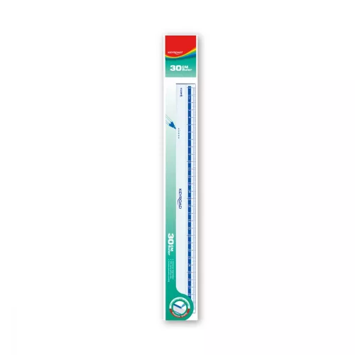 Vonalzó 30 cm, klasszikus Keyroad