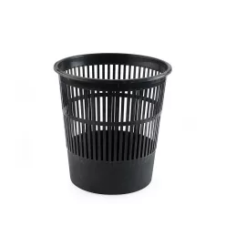   Papírkosár 16l, műanyag rácsos 315x305mm, 1440-r recy fekete