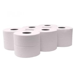   Toalettpapír 2 rétegű közületi átmérő: 23 cm 6 tekercs/karton Millena fehérített