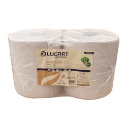   Ipari törlő 2 rétegű havanna barna átmérő: 24 cm 800 lap/tekercs 2 tekercs/karton EcoNatural 800 Lucart_852218
