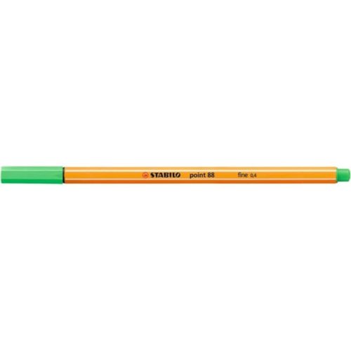 Rostirón, tűfilc 0,4mm, STABILO Point 88 neon zöld