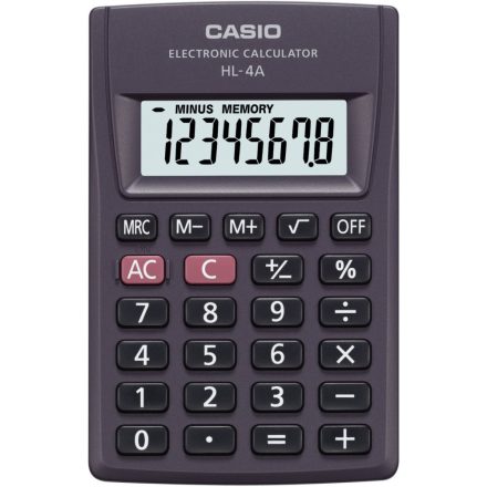 Zsebszámológép 8 digit Casio HL 4