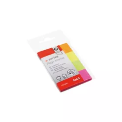   Jelölőcímke 20x50mm 4x40lap papír A-series brilliant sárga, pink, zöld, narancssárga