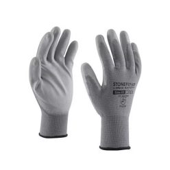   Szerelőkesztyű poliészter PU tenyérmártással L-es méret Guarder szürke