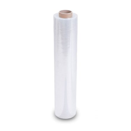 Strechfólia nyújtható EXTRA ERŐS, 5 rétegű, kézi 50cm, 2,15kg, 12 micron 350 méter átlátszó EcoFoil Super Power