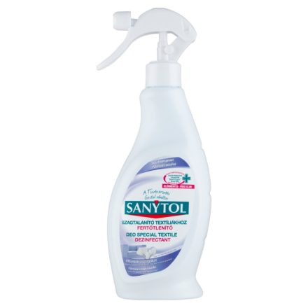 Fertőtlenítő hatású tisztítószer textilre szórófejes 500 ml Sanytol